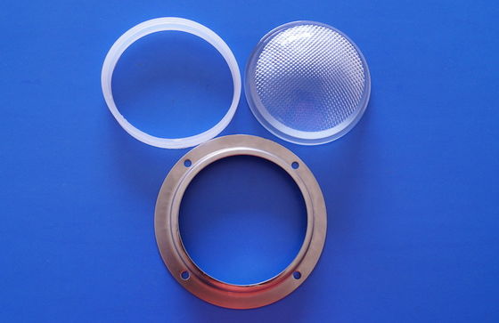 30w 50W Anti Glare LED Lens 120 Degree For Flood Light , 78mm diameter