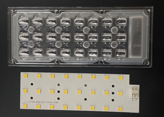 comprar 3x8 24 LED 5050SMD MODULO 163X85 DEGREE Street light lens para lâmpada de 40w 50w Fabricação em linha