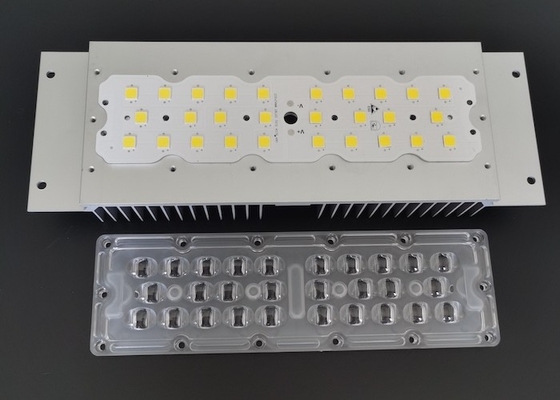 comprar 7070 SMD Sidewalk Module PC Lens Street Light Module 50W-120W Com 158x103 graus TYPE2-M Fabricação em linha