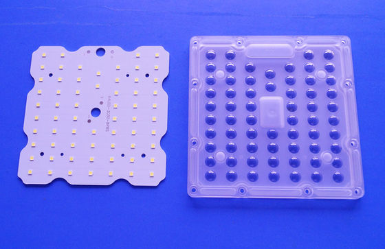 90 Degree Square Shape 3030 LED Lens High Luminous Module For Canopy