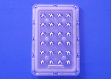 comprar Lente ótica plástica 24W XPG3 do diodo emissor de luz da modelagem por injeção de 3535 SMD para a luz de rua assimétrica Fabricação em linha