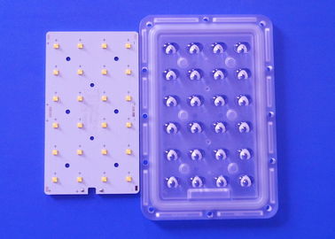 comprar lente assimétrica solar do módulo 3X8 do PWB do diodo emissor de luz de 12V 24V com a placa que solda o diodo emissor de luz de XTE XPG Fabricação em linha