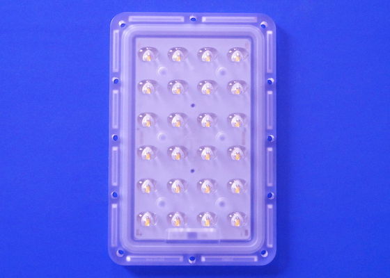 12V 24V Solar LED PCB Module 3X8 Asymmetrical Lens With Board Soldering XTE XPG LED