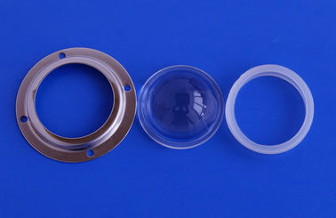 comprar 60 a ESPIGA do grau 50mm conduziu a lente de vidro, lente ótica do diodo emissor de luz para a luz alta da baía Led Fabricação em linha
