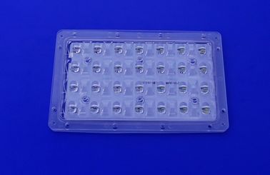 comprar 70x140 disposição da lente do diodo emissor de luz do grau 28w para o dispositivo elétrico de iluminação conduzido da rua Fabricação em linha