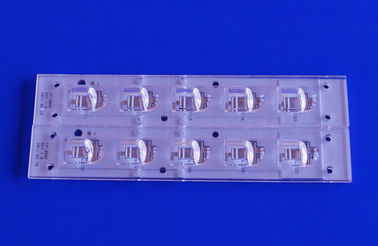 comprar A lente de PMMA conduziu o ângulo de feixe da lente do grau da lente 40x80 da luz de rua com módulo do PWB Fabricação em linha