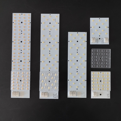 comprar 50X50MM lente módulo de placa de PCB flexível 10w 20w 30w 50w 60w para canopy LED Luz Fabricação em linha
