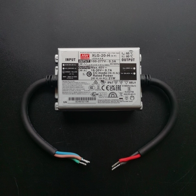 comprar MeanWell Corrente constante IP67 condutor de luz à prova d'água XLG-20-H 18-30V 0.7A 21W fonte de alimentação LED para iluminação exterior Fabricação em linha