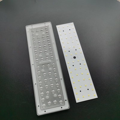 comprar O material 56W do PC conduziu a lente conduzida refletor da luz de rua da lente óptica Fabricação em linha