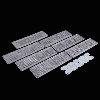 50W SMD3030 PC Lens LED Street Light Module Waterproof 8 Series 8 Parallel 48V With Heat Sink
