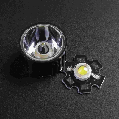 comprar lente conduzida PMMA conduzida ótica da lente do projetor 1W com superfície pequena do grânulo Fabricação em linha