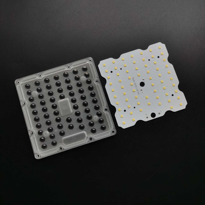comprar 50w 90 lente do diodo emissor de luz do quadrado do grau SMD3030 para a luz do túnel Fabricação em linha