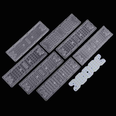 comprar A luz 3030 do túnel de 50 watts conduziu o material ótico do PC da lente ângulo de feixe de 30 graus Fabricação em linha