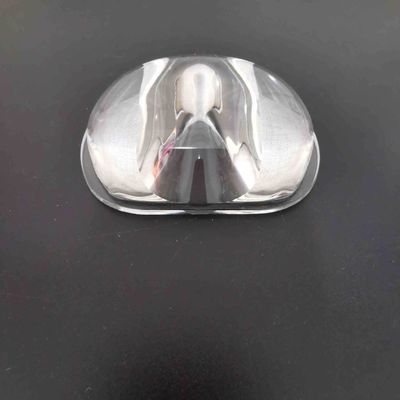 100W 75x135 degree Glass Led Street Light Lens with Square Heat Sink