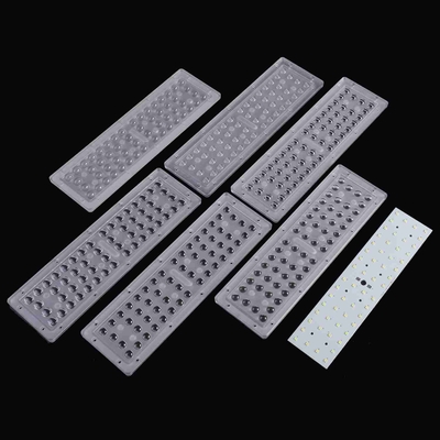 comprar A lâmpada da estrada de 56 W conduziu a disposição da lente/lente conduzida ótica da luz de rua com gaxeta do silicone Fabricação em linha