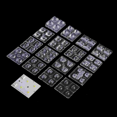 comprar 2x2 LED Module 50x50mm 4 em 1 LED Lente Óptica para Lâmpada de Estrada Fabricação em linha