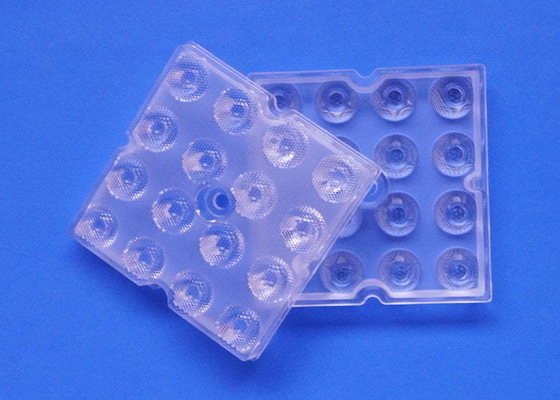 comprar 50X50 16 pontos da lente alta da luz da baía superfície 91% Tranmittance do grânulo de 20/30 graus Fabricação em linha