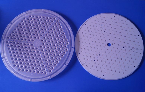 comprar Lente alta da luz da baía de 200 watts com a lente do diodo emissor de luz da placa do PWB/234pcs SMD 3030 Fabricação em linha