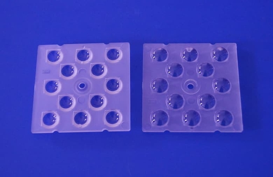 comprar Ângulo de feixe alto da LENTE 90 da luz da baía com teste padrão redondo para a lente de 5050 diodos emissores de luz Fabricação em linha