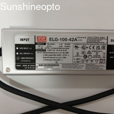 70-100W Waterproof IP65/IP67 Constant Current LED Power Supply with Aluminum Housing for LED Lighting