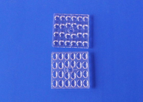 24 LED Street Light Lens 5050MM 3030 SMD LED Road Light Wide Angle 151x81 Degree