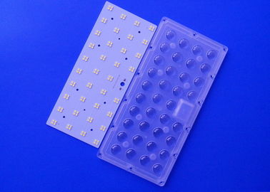 comprar Lente 60 90 da lâmpada de projeção da disposição de 36 diodos emissores de luz PC de 150 graus ótico com placa do PWB 144 Fabricação em linha