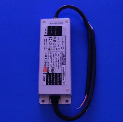 ELG-75-36A IP65 48~75W Constant Voltage Constant Current Led Light Driver MEANWELL