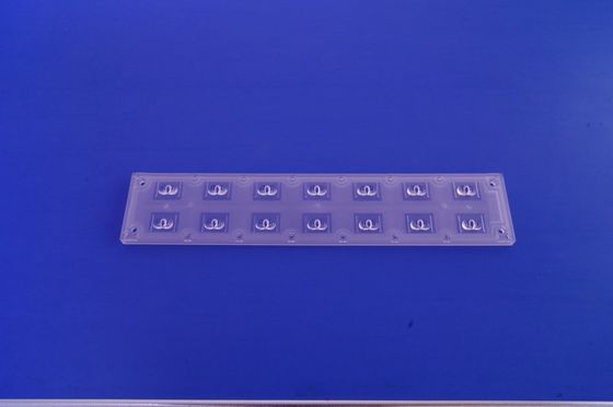 14W LED Street Light Lens , Led Road Lighting PC Led Lens For Street Light