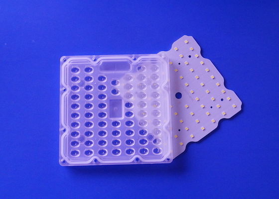 64LEDs 50W PC Array Lens Module 80x150 Degree 130-140LM/W