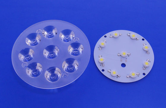 High Power Indoor LED Collimator Lens led light fittings With Aluminium Board