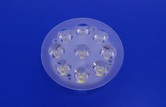 9W Bridgelux PMMA Led Lens , Optical Led Tunnel Lamp Lens For Decorative lighting