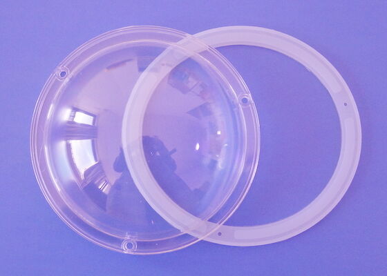 comprar tampa plástica transparente 168MM Dia With Gasket do diodo emissor de luz de 200W 300W Fabricação em linha