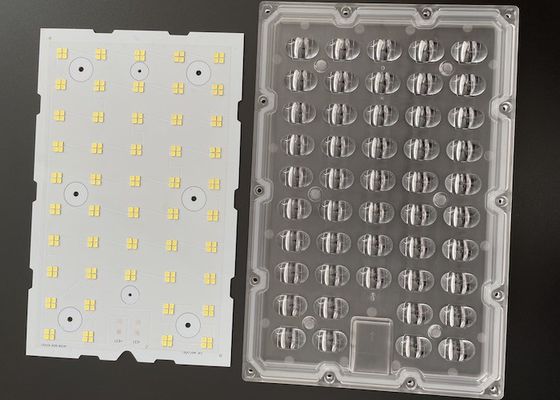 192PCS SMD3030 1W 6V LED Lens Module TYPE2-M 48 Points Lens 150LM/W