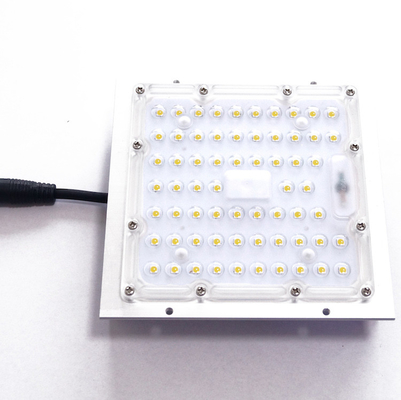 comprar O quadrado dá forma à gaxeta do silicone dos jogos 50w 150lm/W da iluminação de rua do diodo emissor de luz SMD3030 Fabricação em linha