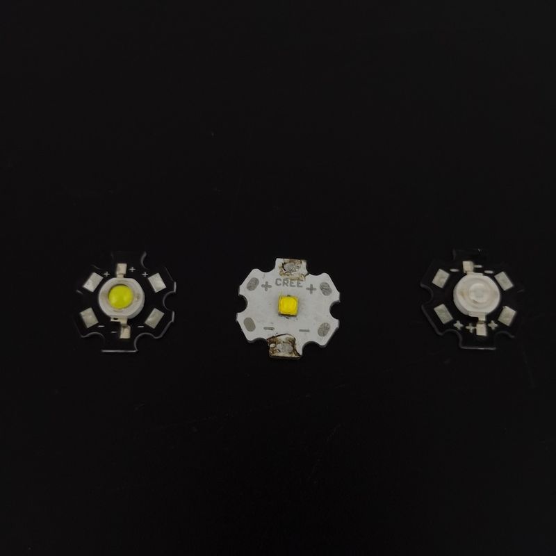 Epistar Chip 1w High Power Led 140lm With Star Pcb , 120 Degree viewing Angle
