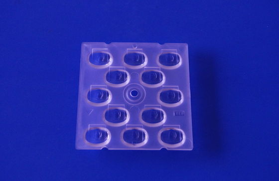 50x50mm LED Street Light Lens with Optical PC Material and TPIII-M Beam Angle for SMD 3030 LEDs