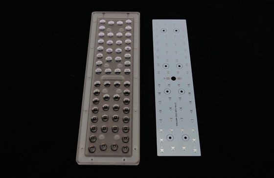 56W PC LED Collimator Lens para SMD 3030 LEDs com ângulos de feixe múltiplos para Street Light