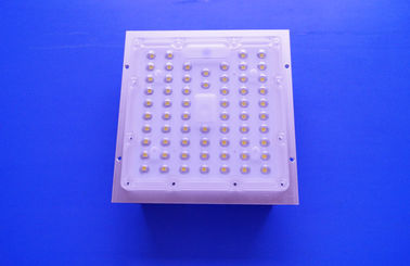 90 da lente quadrada do diodo emissor de luz da forma 3030 do grau módulo luminoso alto para o dossel