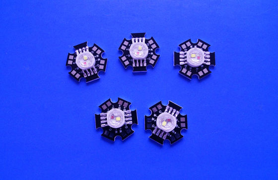 4X3W Epistar LED Chip High Power RGBW Led Diode With Black Star PCB
