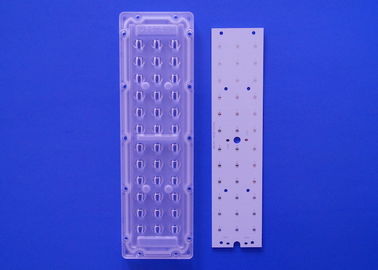 diodo emissor de luz conduzido vertical 3030 da tampa da lente 3X12 36 da luz de rua 30Watt PC assimétrico de 3535 SMD
