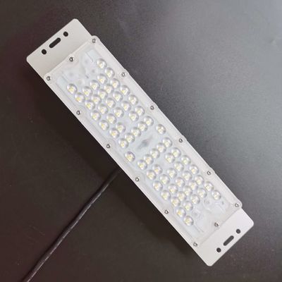 Modulo de luz LED 64 em 1 com placa SMD 3030 PCB e lente óptica PC