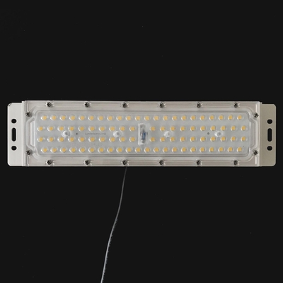 O PC ótico da lente 50w do diodo emissor de luz da paralela 3030 do dissipador de calor 14 conduziu a lente da luz de rua
