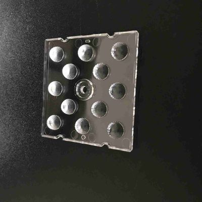 50x50mm SMD 3030 Led Lens , 12 In 1 Led PC Lens For High Bay Light