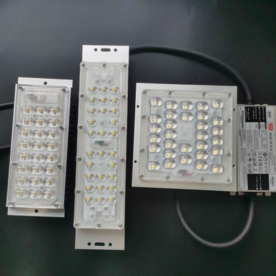 50W SMD 5050 LED Street Light Componentes, Lente Led 236x70mm 130x130mm