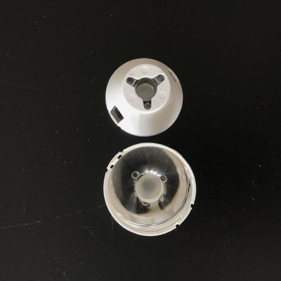 Lente LED PMMA de 35 mm com transmitância de 93% e ângulo de feixe estreito de 4 graus para holofotes LED Downlights