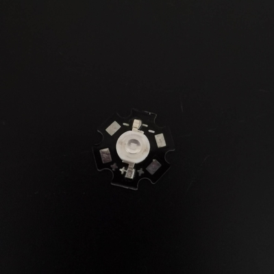 LED vermelho de alta potência de 3w 630nm 60lm, 3 anos de garantia