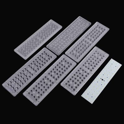 Conjunto de lentes LED de 56 W com junta de silicone e vários ângulos de feixe