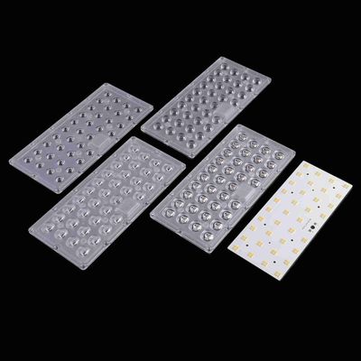Lote de Estacionamento 100W Cor 3000K-6000K Componentes de Luminária de Rua LED Iluminação de Estrada