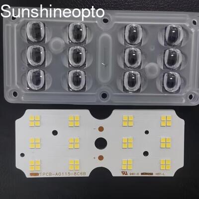 3030 SMD LED PCB Board para módulos de luz de rua de 30 a 45W com design de lente personalizado