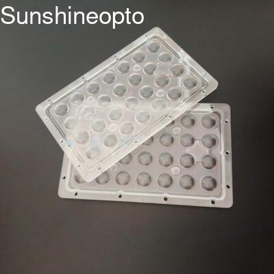Placa PCB LED 3030 SMD personalizada para módulos de luz LED de 35–50 W com ângulo de feixe de 90 graus e lente óptica de PC